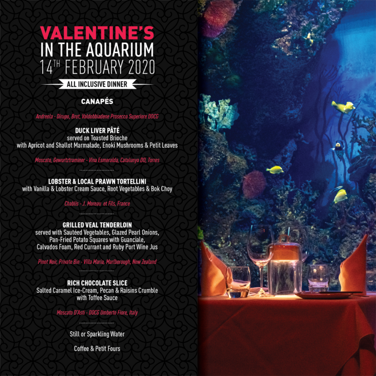 Valentine's in the Aquarium Malta National Aquarium