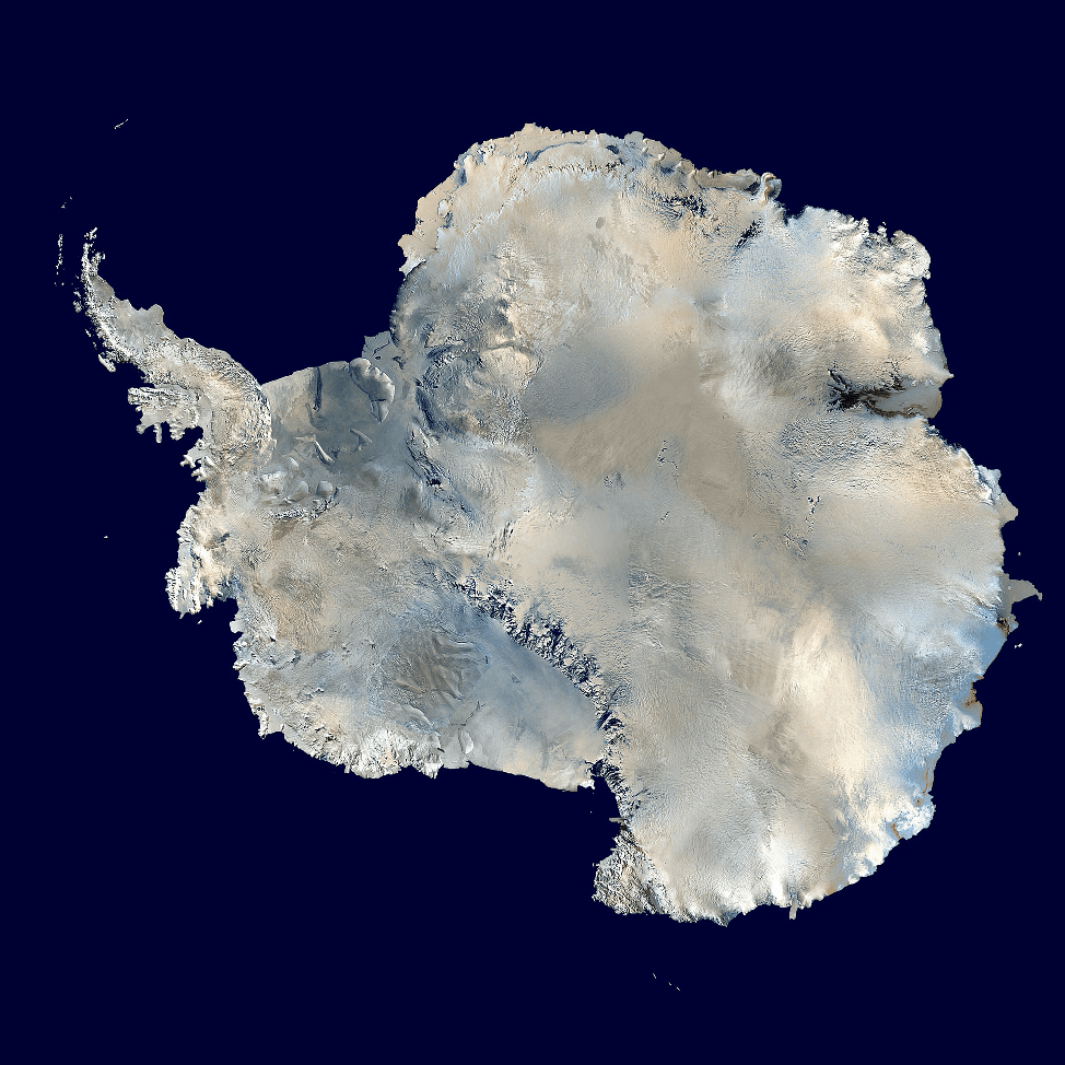 Antartica aerial view